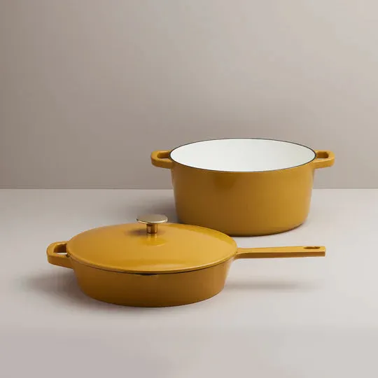 Kana Lifestyle: 3 Piece Cast Iron Cookware Set
