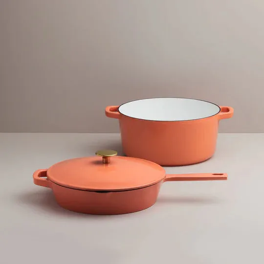 Kana Lifestyle: 3 Piece Cast Iron Cookware Set