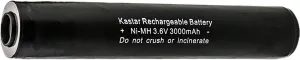 Kastar Extended 3.6V 3000mAh Ni-MH Rechargeable Replacement Battery Stick for Streamlight Stinger DS, LED HP, XT, 75175 75375 75300 75500 75810 76000 76300, PolyStinger, Pelican M9, FL126 Flashlight