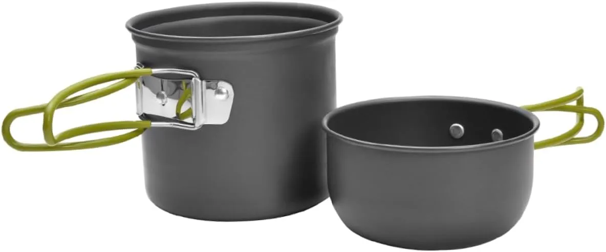 KESYOO 1 Set Camping Pan Set Camping Cookware Camping Mess Kit Portable Outdoor Camping Accessories Camping Tin Cooking Camping Utensils Aluminum Alloy Cookware Stainless Steel