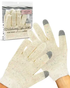 Kitsch Moisturizing Gloves Overnight for Dry Hands Treatment, for Women & Men | Soft Hydrating & Infused Gel Spa Gloves for Kids, One Size Fits Most, Washable & Reusable Pair