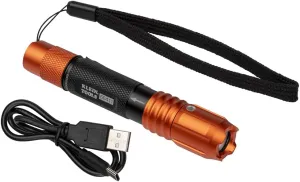 Klein Tools 56411 Rechargeable Pocket Flashlight, 275 Lumen, Dual-Direction Pocket Clip, Waterproof, Drop Rated, EDC Flashlight