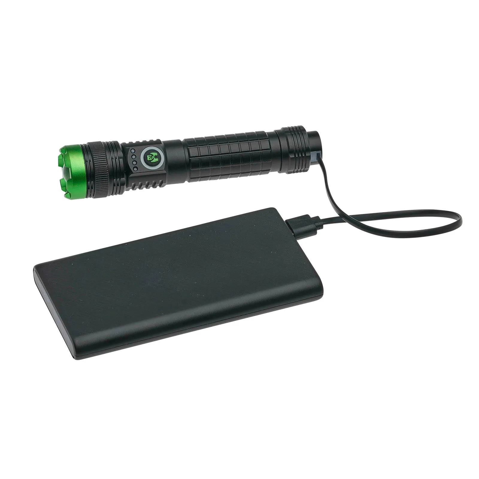 Kodiak 2000 Lumen Rechargeable Tactical Flashlight with Magnetic Charging