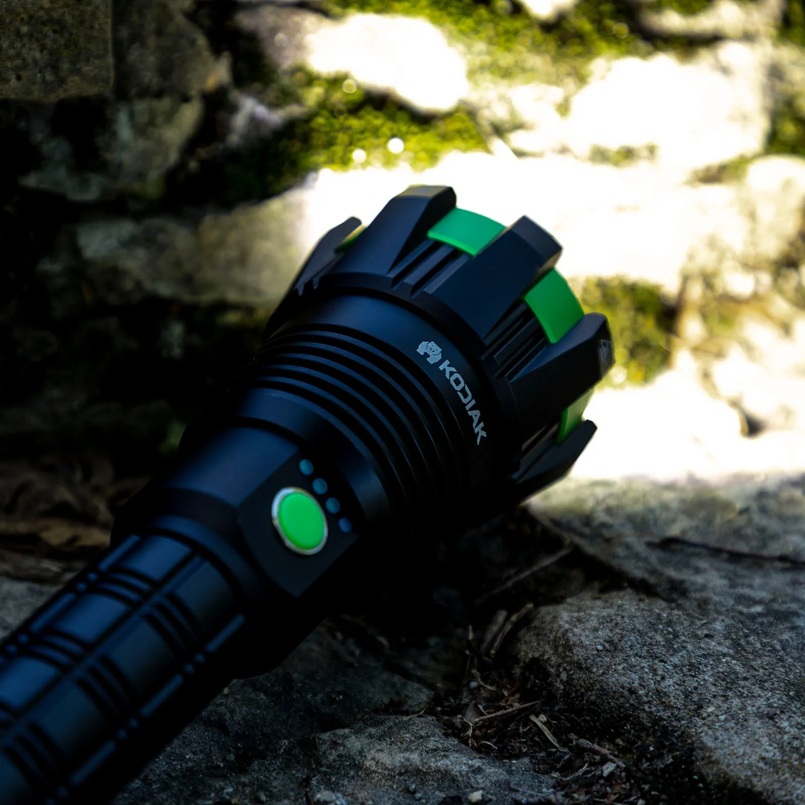 Kodiak® Kolossus 15000 Lumen Rechargeable Tactical Flashlight