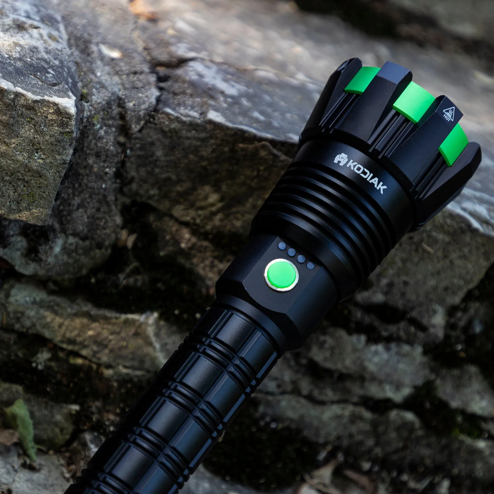 Kodiak® Kolossus 15000 Lumen Rechargeable Tactical Flashlight