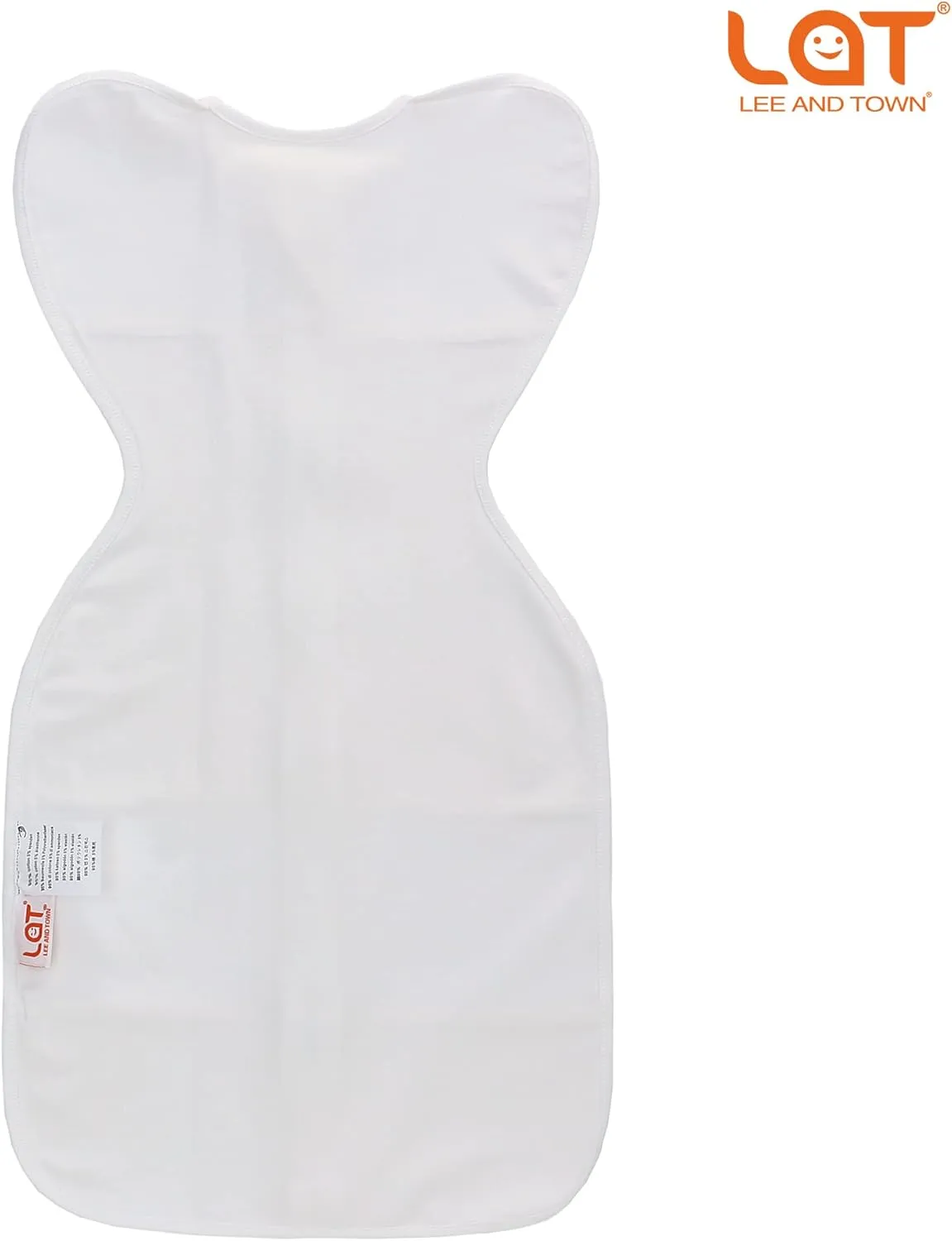 LAT Baby Sleep Sacks Cotton Breathable Swaddle Blankets for Summer 0-3 3-6 Months Baby Transition Sleep Bag