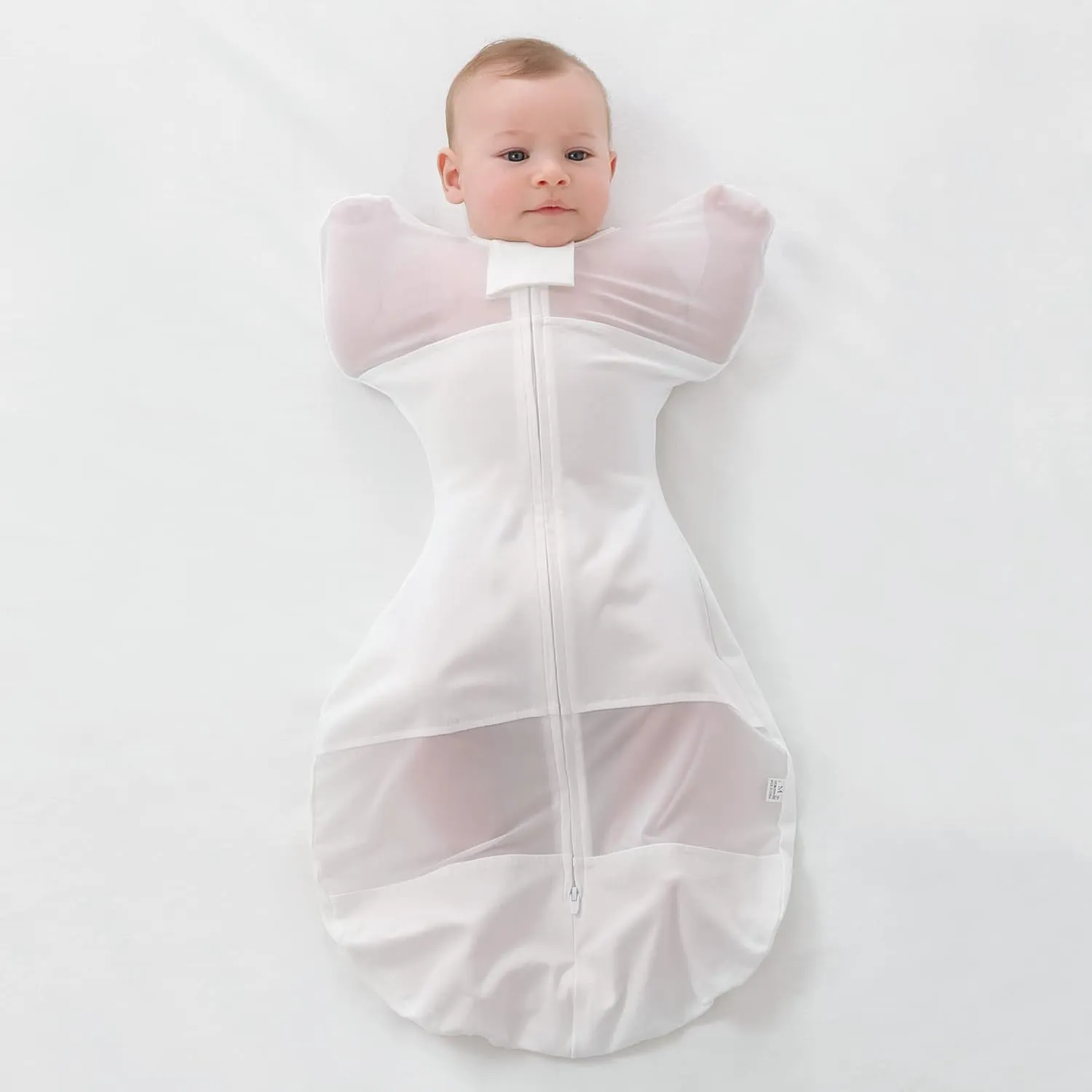 LAT Baby Sleep Sacks Cotton Breathable Swaddle Blankets for Summer 0-3 3-6 Months Baby Transition Sleep Bag