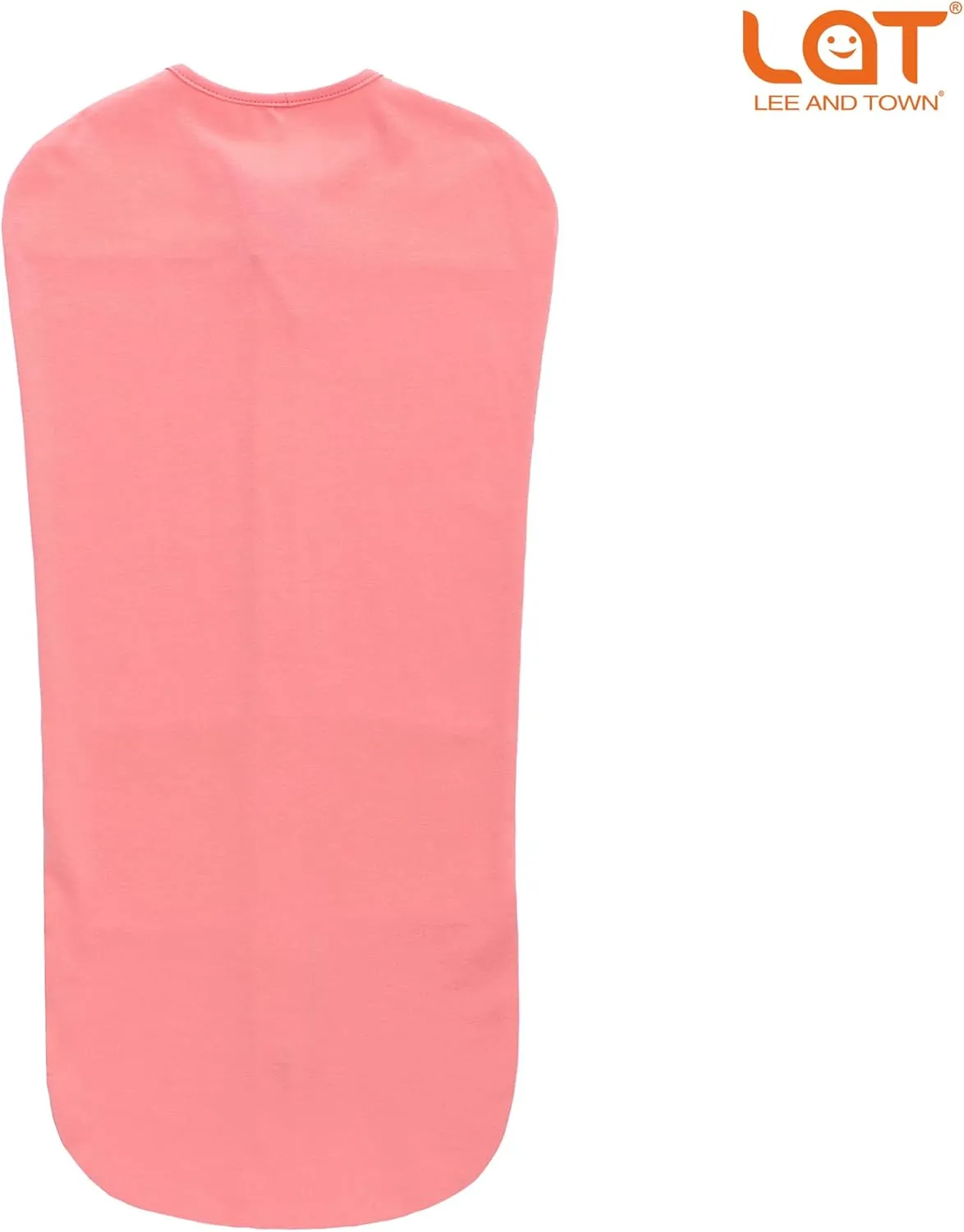LAT Baby Sleep Sacks Cotton Breathable Swaddle Blankets for Summer 0-3 3-6 Months Baby Transition Sleep Bag
