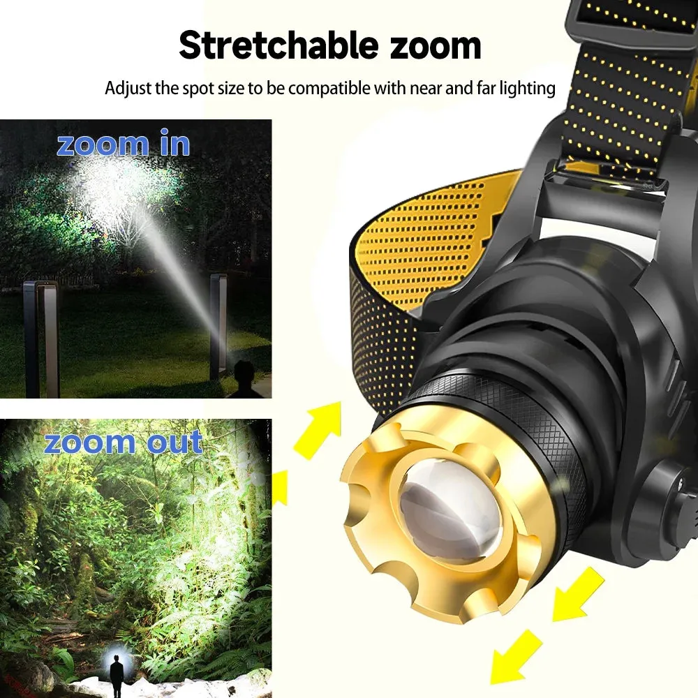 LED Compliance-certified Massive markdown Sensor Headlamp 9000 Waterproof Lumen with Motion