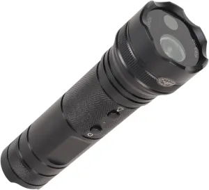 LED Flashlight Recorder, Flashlight Helmet Camera with Handle Brackect, 1080P FHD Tactical Torch, 5 Lighting Modes, 120° Wide Angle, 2200mAh Rechargeable Battery for Cycling,