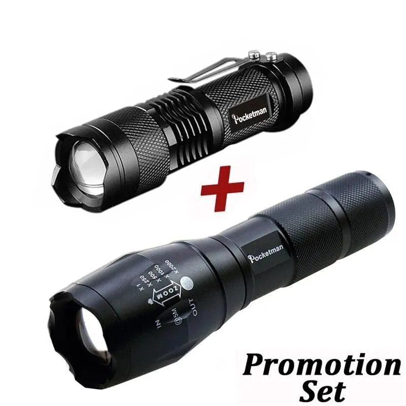 LED Flashlight T6 Tactical flashlight   Q5 Mini Torch Lanterna