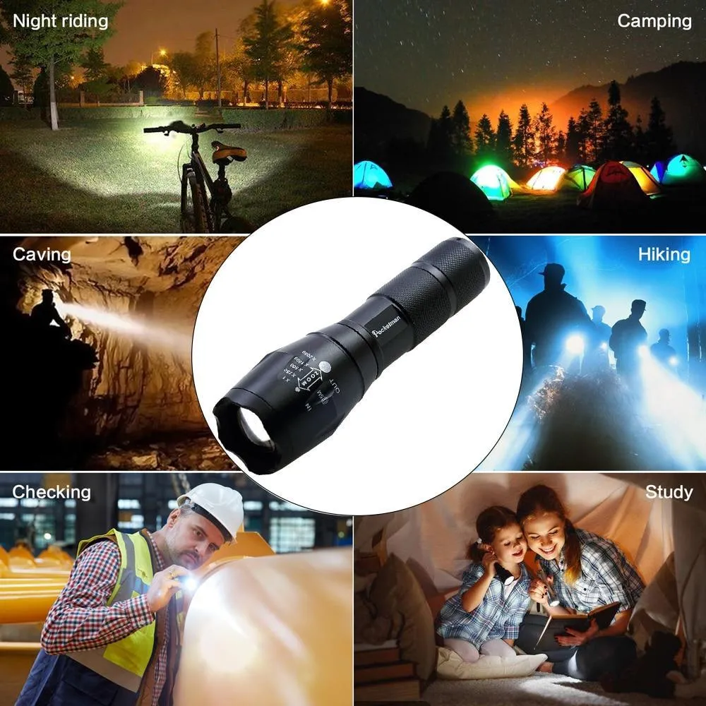 LED Flashlight T6 Tactical flashlight   Q5 Mini Torch Lanterna