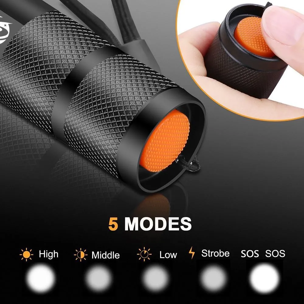 Led Flashlight Ultra Bright torch T6/L2/V6