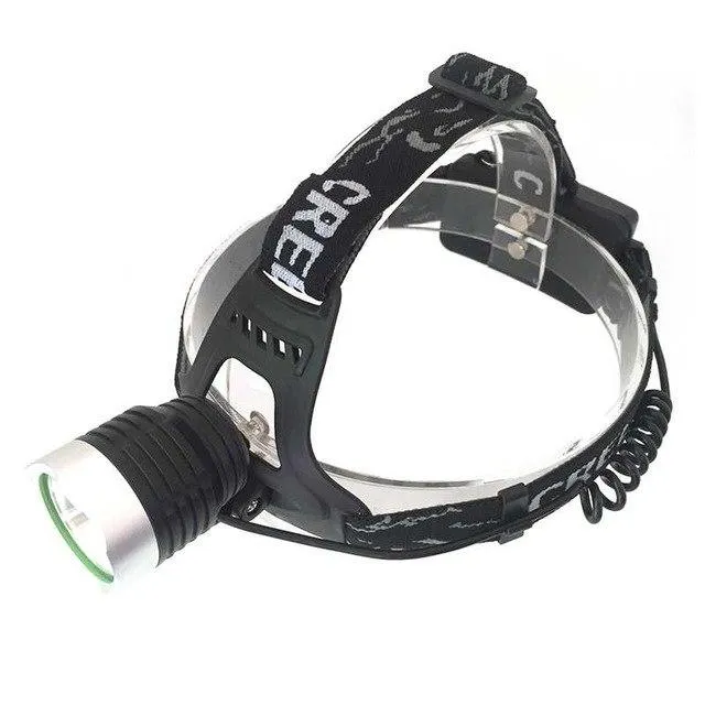 LED Headlight Headlamp XML T6 Led Frontal Flashlight Bike Light Lamp 3 Modes Waterproof Head Torch   Rechargeable 18650 Battery