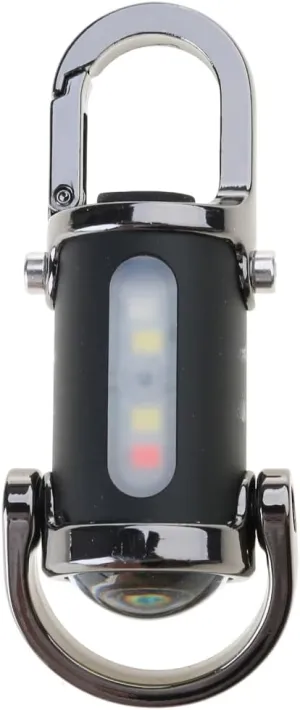 LED Inspection Light Keychain Rechargeable Flashlight Pendant Keyring for Emergencies Multipurpose Backpack Jewelry