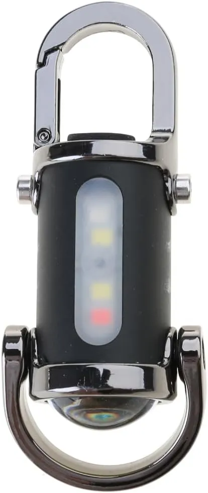 LED Inspection Light Keychain Rechargeable Flashlight Pendant Keyring for Emergencies Multipurpose Backpack Jewelry