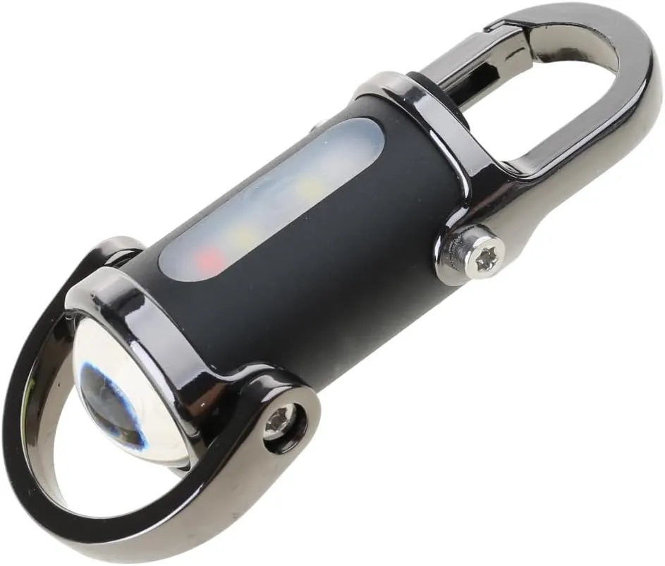 LED Inspection Light Keychain Rechargeable Flashlight Pendant Keyring for Emergencies Multipurpose Backpack Jewelry
