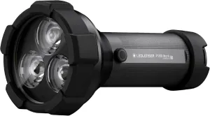 Ledlenser, P18R Work Rechargeable Flashlight, 4500 Lumens, Advanced Focus System, Smart Light Technology, Magnetic Charge System, Rubber Covers
