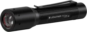 Ledlenser P3 Core Flashlight, Advanced Focus System, 90 Lumens, Pocket Clip