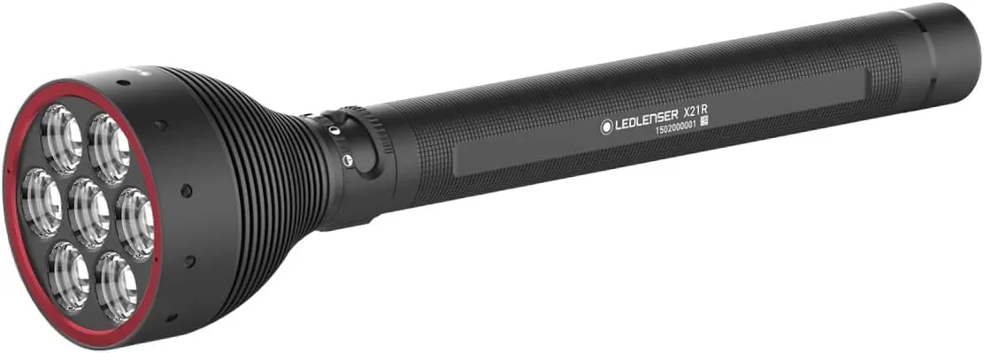 Ledlenser X21R Rechargeable LED Flashlight, 5000 Lumens, Emergency Light