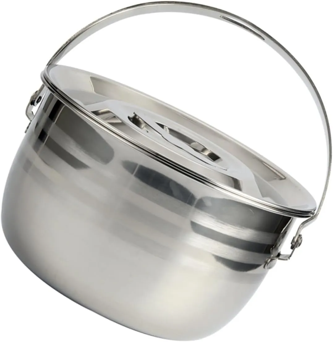 LIFKOME 1pc High Capacity Non Stick Soup Pot Stew Pot for Camping Home Use Even Heat Distribution Convenient Handle Easy Cooking