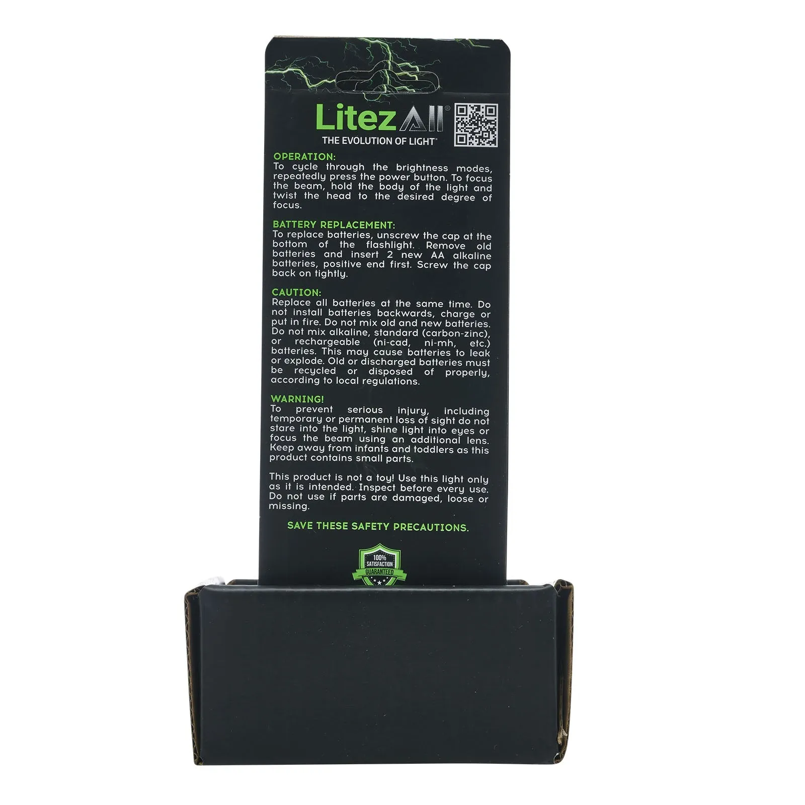 LitezAll 280 Lumen Tactical Flashlight