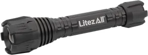 LitezAll Nearly Invincible Tactical Flashlight, 300 Lumen Compact LED Flashlight for EDC, Work, and Emergency Use – Rugged, Impact Resistant Design for Professional or Recreational Use