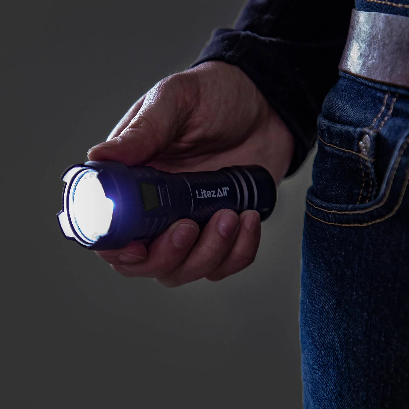 LitezAll Rechargeable 120 Lumen Flashlight