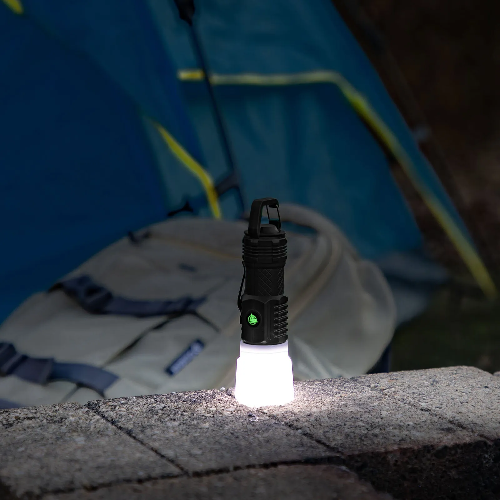 LitezAll Rechargeable Pocket Flashlight with Removable Shade