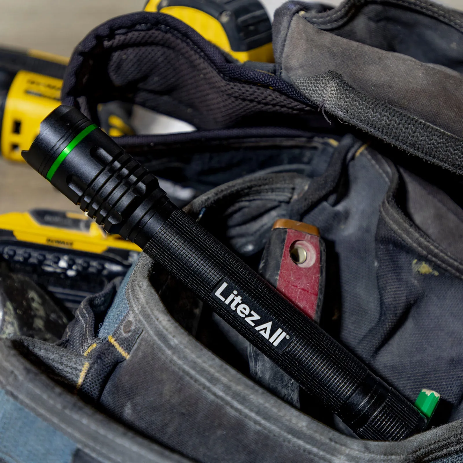 LitezAll Rechargeable Thin 2000 Lumen Tactical Flashlight