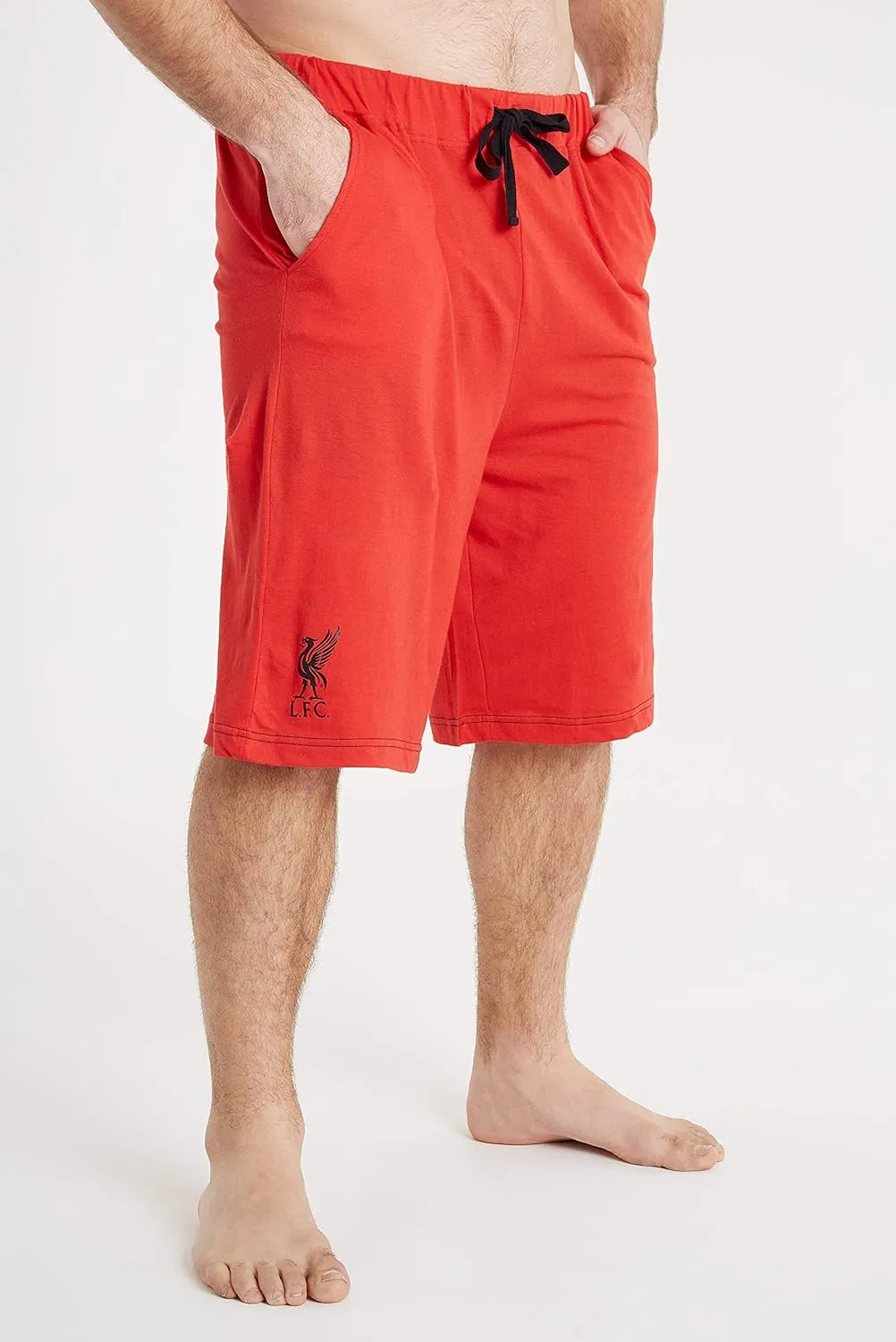 Liverpool F.C. Mens Pajama Pants 2 Pack of PJs Pants Comfy Pajama Shorts for Men Teens