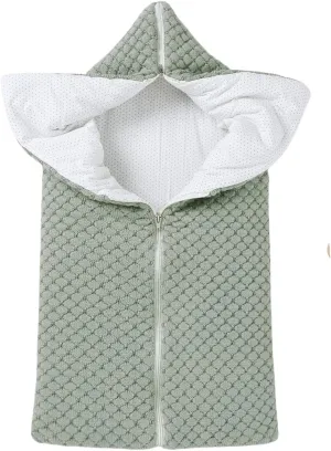 LLmoway Baby Receiving Blanket Boys Girls Soft Knit Swaddle Warm Newborn Wrap Sleeping Bag for Infant 0-12 Months Green