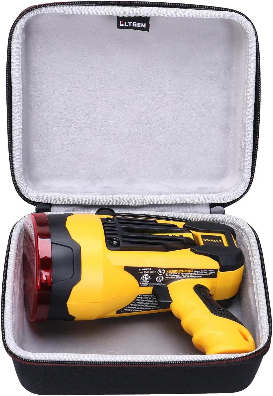 LTGEM Case Compatible with STANLEY 2200 Lumen Rechargeable Lithium Ion Ultra Bright LED Spotlight Flashlight, Case Only