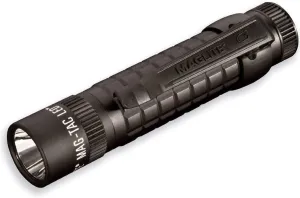 Maglite Mag-Tac LED Rechargeable Flashlight - Plain-Bezel, Matte Black