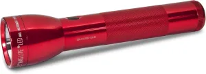 Maglite ML300L LED 2-Cell D Flashlight, Red