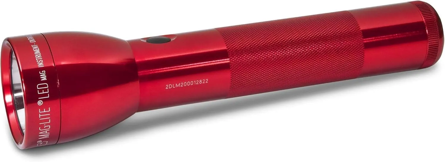 Maglite ML300L LED 2-Cell D Flashlight, Red