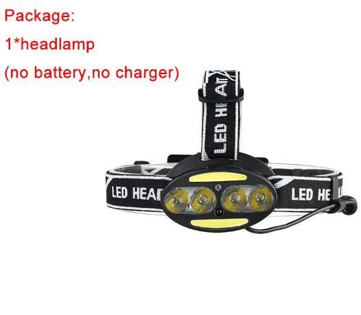 Maimu 9000lm T6 Led Sensor Motion Sensing Headlamp zoom Waterproof Headlight Head Light Lamp Flashlight Torch  18650 battery D21