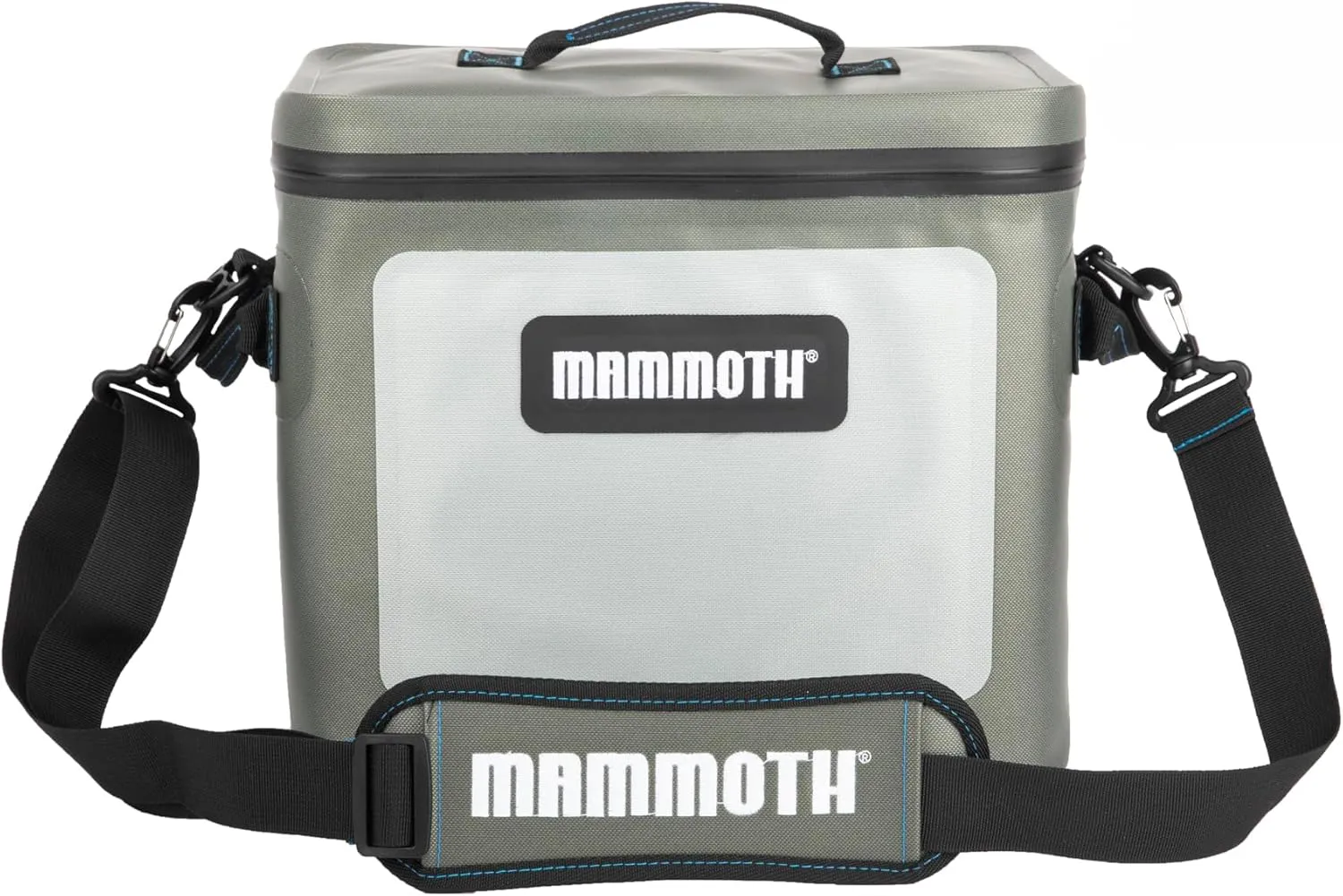 Mammoth Coolers GoCube, Portable 12 QT Soft Sided Cooler Bag with Durable TPU Material, Water Resistant Zipper & Crossbody Strap for Easy Transport