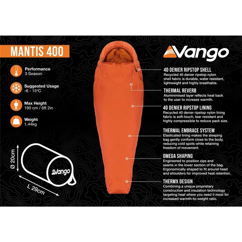 Mantis 400 Sleeping Bag (-2°C)