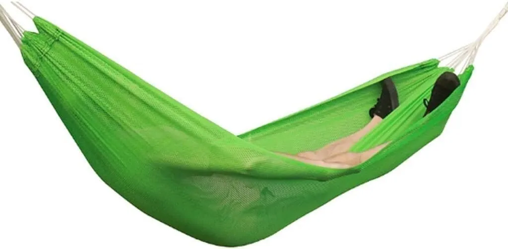 MDybf Ice Silk Breathable Hammock Outdoor Home Garden Mesh Adult Children Patio Swing Hammock Chair (Color : Red)