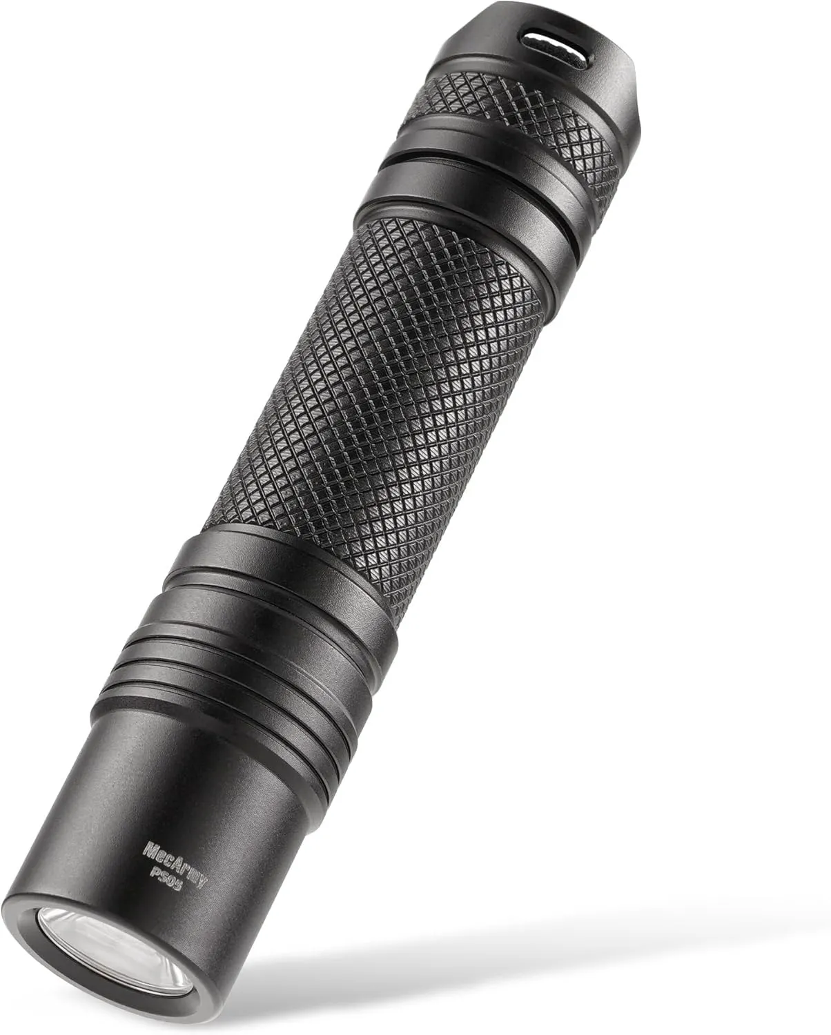 MecArmy PS05 Aircraft-Grade Aluminum EDC Mini Flashlight- One-Hand Quick Press, 185 Lumens, Small Led Flash Light, Easy-to-Replace AA Battery Powered, Tail-Stand for Work, Home, Outdoors, Emergency