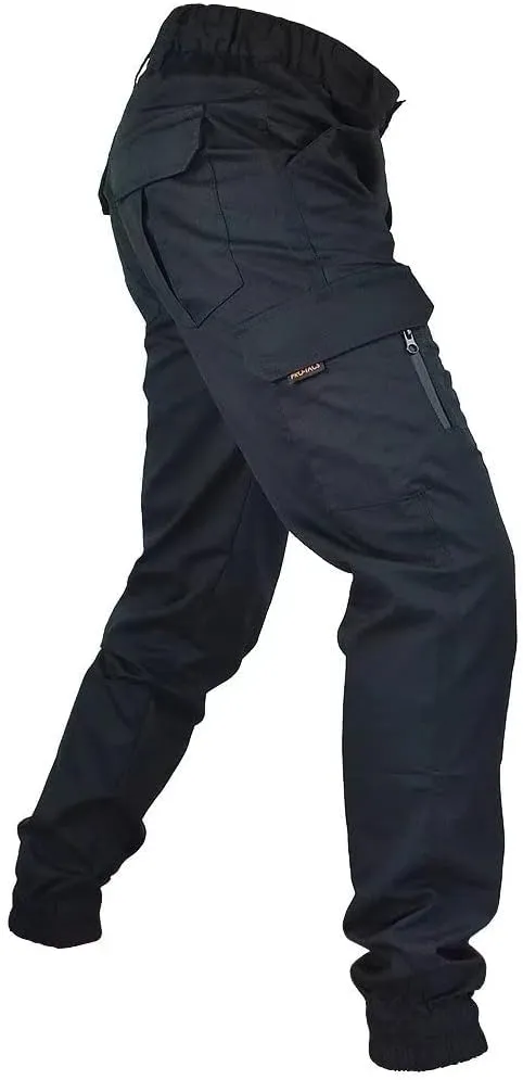 Men's Tactical Cargo Pants, Camouflage Outdoor Working Clothing with Pockets