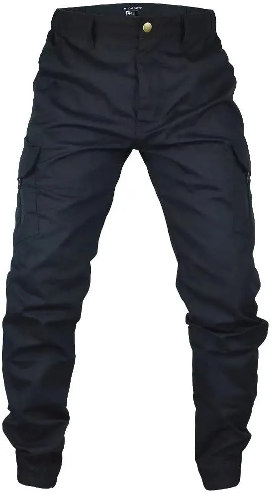 Men's Tactical Cargo Pants, Camouflage Outdoor Working Clothing with Pockets