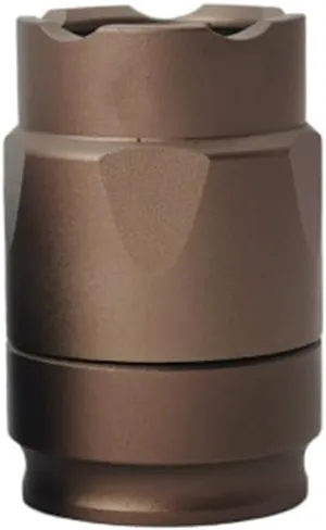 Metal Flashlight Light Heads, No Strobe Mode, Super Bright Strong LED Light Heads, for M300A M600C Series Etc Flashlight Torch Tailcaps Mounting, Compatible with Scout Type Tailcaps, Tan