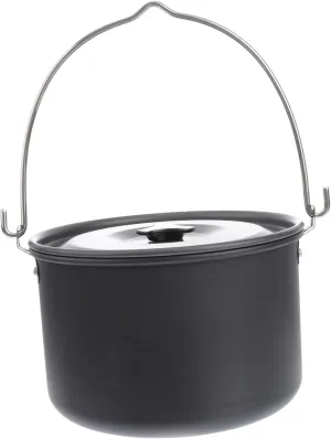 Milisten 4l Aluminum Camping Cookware Stove Portable Picnic Pot Non-Stick Hiking Cook Set Easy to Carry for Outdoor Activities
