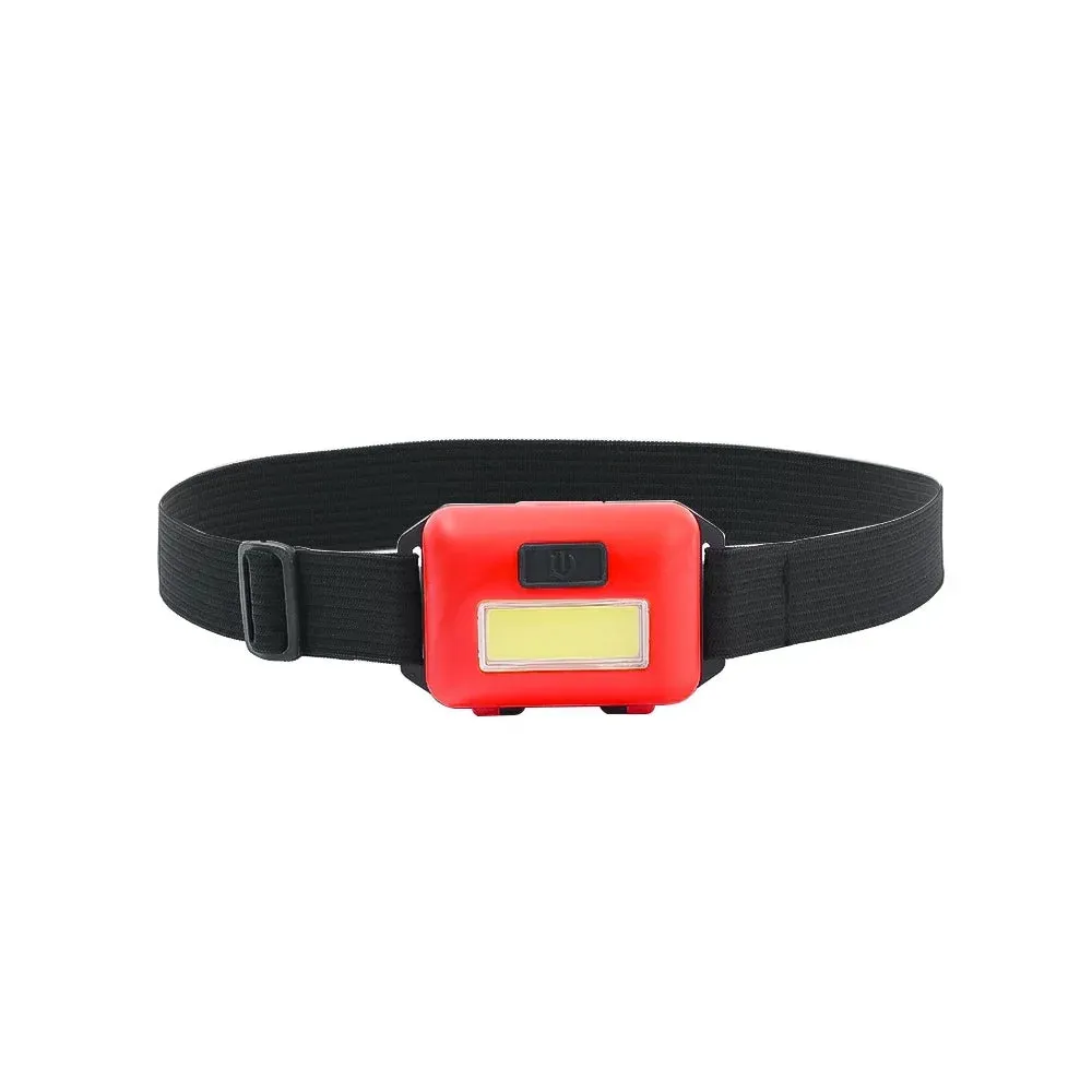 Mini COB Headlight Portable LEDHeadlamp Waterproof Head Front Light With 3 Modes Lighting Outdoor Camping Hiking Head Flashlight