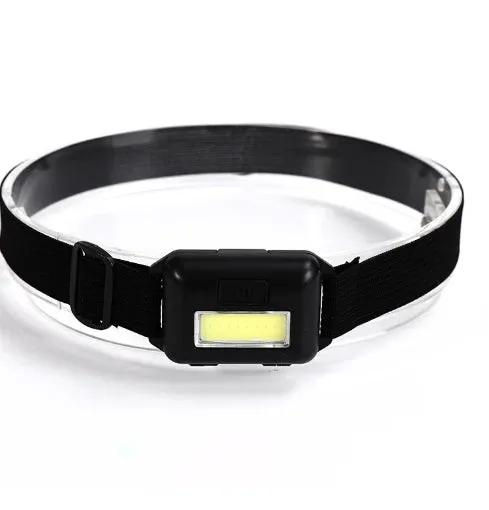 Mini COB Headlight Portable LEDHeadlamp Waterproof Head Front Light With 3 Modes Lighting Outdoor Camping Hiking Head Flashlight