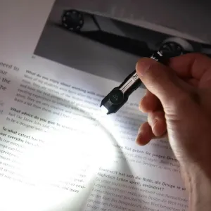 Mini USB Rechargeable LED Keychain Flashlight - Compact Portable Light