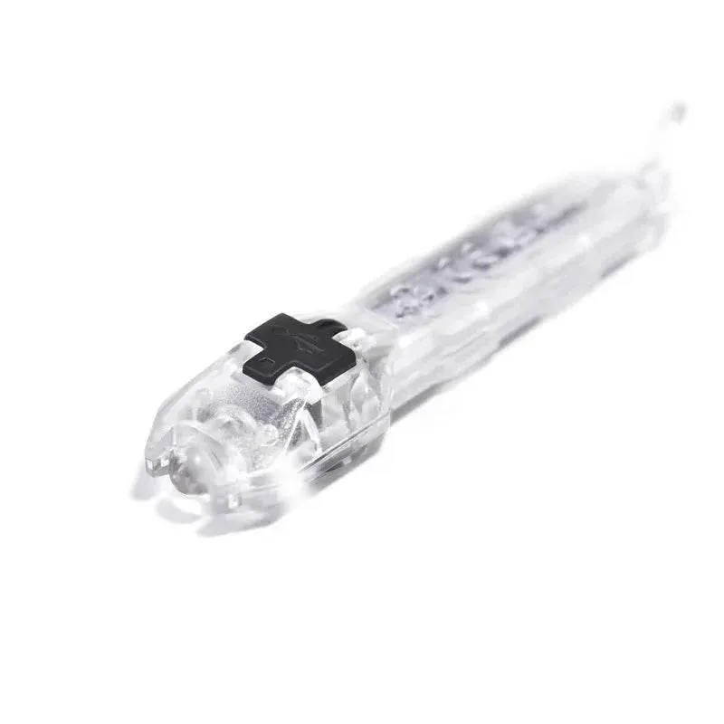 Mini USB Rechargeable LED Keychain Flashlight - Compact Portable Light