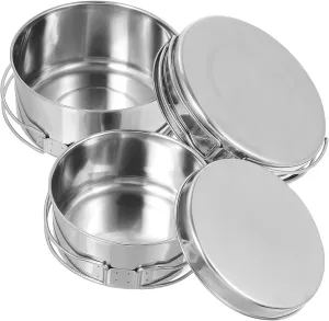 Mipcase Picnic Cooker Pot Stackable Camping Skillet Mini Camping Stove Cutlery Camping Stove Propane Picnic